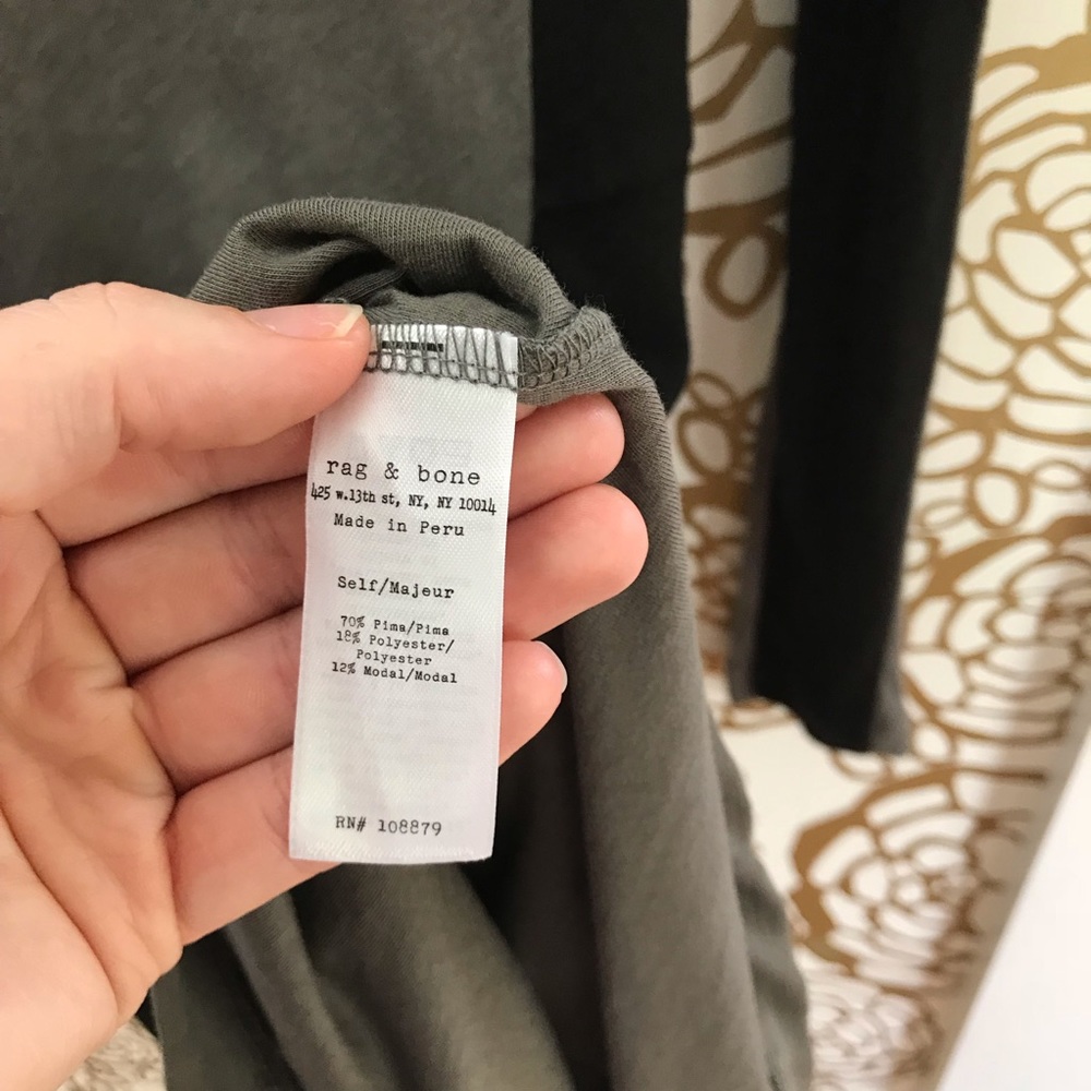 Rag & Bone Moto Colorblock Long Sleeve Jersey - Picture 7 of 8